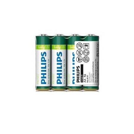 Батарейка Philips LongLife AA R6