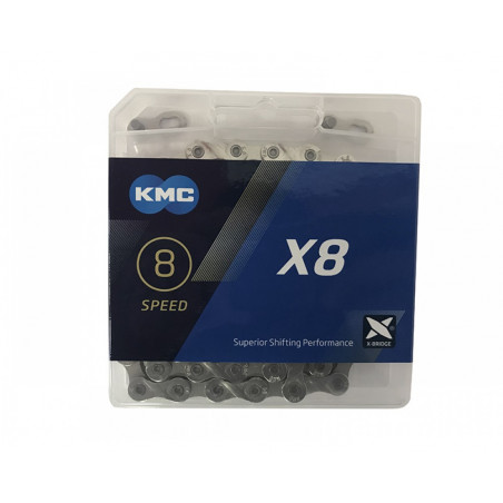 Ланцюг KMC X8 116 Silver 8-СК.