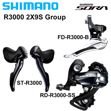 SHIMANO SORA R3000 GROUPSET 2X9