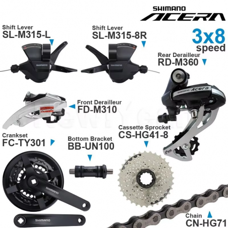 ГРУПСЕТ SHIMANO ACERA M360