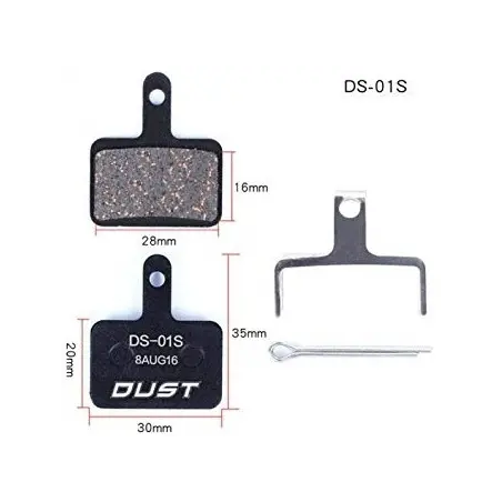 ГАЛЬМІВНІ КОЛОДКИ DUST DS-01S SHIMANO/TEKTRO