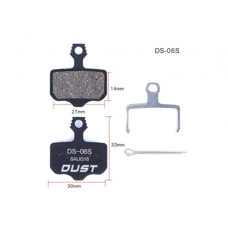 ГАЛЬМІВНІ КОЛОДКИ DUST DS-06S AVID