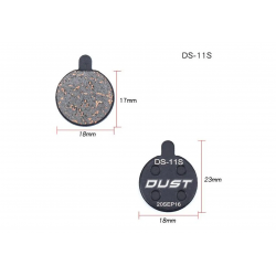 ТОРМОЗНЫЕ КОЛОДКИ DUST DS-11S